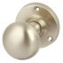 Mortice Knob Set Mushroom on Round Roses Brass or Zinc Alloy On sprung face fix roses Polished chrome zinc alloy 901.70.182
