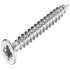 Hospa Chipboard Screw, Countersunk Head, PZ, Fully Threaded, Galvanized, 3 x 35 mm 015.31.595