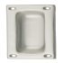 Flush Pull Handle 40 x 90 mm Aluminium Suitable for timber sliding doors Satin anodised 904.00.001