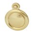 Escutcheons Covered Standard Keyway Face Fixing Brass Polished 901.51.101
