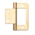 Flush Hinge for Inset Doors Length 40 mm Steel With fixed pin Zinc plated 351.95.905