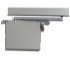 Door Closer With electromechanical hold open function With guide rail silver coloured 931.14.359
