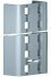 Supp Chnl Dbl Slot 1495mm PC Steel Silver Col 770.05.515