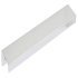 Lister Trim Handle Aluminium Bru Nickel 256mm Fixing Centres 126.17.642