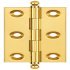 Butt Hinge Ball Finial 63x35mm Brs Polished 354.43.833