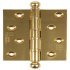 Butt Hinge Ball Finial 100 x 75 mm Brass Polished and lacquered brass 926.23.138