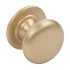 Knob Brass Ø 30 mm Jude Ø 30 mm - Brushed brass 110.35.100