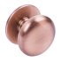 Knob Brass Ø 30-35 mm Delia Ø 35 mm - Antique copper 110.35.107
