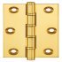 Butt Hinge Ball Bearing 76 x 50 mm Brass Copper plated 926.23.149