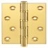 Butt Hinge Ball Bearing 100 x 75 mm Brass Polished chrome plated 926.23.112