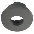 Bezel Recess Mounting for Loox LED 2090 Anthracite round 833.89.226