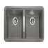 Sink Double Bowl Rangemaster Paragon Igneous Granite Rangemaster Double Bowl PAR2641 Grey 565.57.501