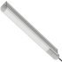 Loox5 1191 Profile Rectangle Endcaps Plastic Silver - view 2