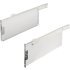 MX Mtl Drawer Sides Sgl 20kg 86/400mm Wht 554.47.740