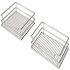 Swing Out Corner Storage Classic Chrome Linear Wire Baskets Vauth-Sagel VS COR Fold For cabinet width: 800 mm For door width: 400 Left hand 548.17.001