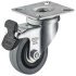 D50mm Castor Swivel with Brake Plastic Galvanised 663.16.910