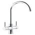 Tap ProPure 4-in-1 Filter with ProBoil 2.1 Litres C-Spout Pronteau Polished chrome - PT1150 569.96.250