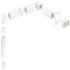 Manrose 125mm Airbrick Duct Set 3m Wht 565.30.722
