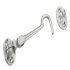 Cabin Hook and Eye Standard Pattern Brass Length 205 mm satin chrome 938.49.024