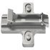 Duomatic 3mm M.Plt Cruci Eur Zinc Alloy NP - view 2