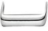 D Pull Handle Steel Polished Chrome D8x30mm 96mm Fixing Centres 116.07.225