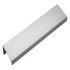 Vidya Profile Handle Aluminium Nickel 40x20x128mm Fixing Centres 126.45.082