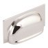 Queslett Cup Handle Brass Polished Nickel 96mm Fixing Centres 166.08.711