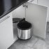 Hailo Mono SO 400 Bin Hinged 12L Stainless Steel 502.12.032