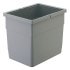 One2Four Bin 275x211x281mm 13.5L Aluminium Grey 502.90.202