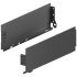 MX Std Sgl Drawer Sides 120/500mm Steel Antique 514.41.505