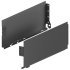 MX Std Sgl Drawer Sides 150/450mm Steel Antique 514.42.504
