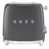 Smeg FAB TSF01GRUK Toaster 2 Slc Satin Grey 535.44.134