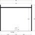 Base Unit Liner Dbl 863x494mm Matte Aluminium 547.93.047