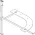 Hafele PO Corner Frame LH Adj Steel 549.42.991