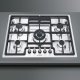 Smeg Cls PGF75-4 Hob Gas 5Z Stainless Steel