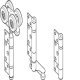 HafeleFld 100 Inter Hanger Set 316 SSS