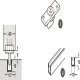 Bottom Channel for Sliding Interior Doors Hawa-Junior/Foldaside Top hung system Length 3000 mm
