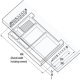 Extending Pencil Tray Undermounting Plastic Black finish