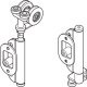 End Hanger Set Secure for Folding Patio Doors Slido Fold 100-U Top hung end folding system Right hand satin finish