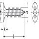 Spax Chipboard Screw, Countersunk Head, PZ, Fully Threaded, Yellox Coated, 3 x 12 mm