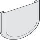 Patch Assembly Cover Plates for Sliding Glass Interior Doors Hawa-Junior Top hung system Stainless steel finish