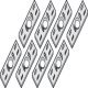Glass Fixing Parts for Sliding Interior Glass Doors Hawa-Junior Top hung system For 10 mm glass