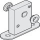 Floor Spring for Folding Interior Doors Slido W-Fold32 100T Top hung system With rosette and floor socket for systems without bottom track