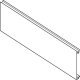 MXS Internal Drawer Panel 84/1100mm Aluminium Wht