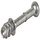 Minifix M100 Con Bolt 5/34mm Steel Bright