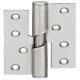 Butt Hinge 102 x 76 mm Grade 304 Stainless Steel size 101 mm Rising hinge clockwise closing satin