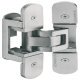 3D Hinge 180° Mild Steel Tectus TE 527 3-way continuous adjustment Matt black