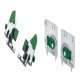 Dynapro 3D Adj Front+Rear Fix Clips SZP