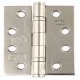 Butt Hinge Ball Bearing Grade 201 Stainless Steel Length x width: 102 x 76 mm square corners satin 1 pc