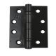 Butt Hinge 2BB Sqr 102x76mm Steel Black